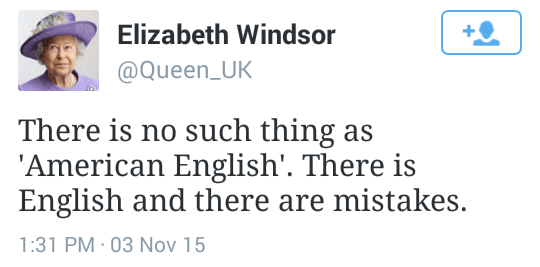 There is no such thing as 'American English'. There is English and there are mistakes.