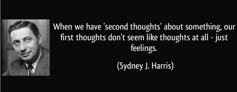 英语口语 | 用have second thoughts表达“改变主意，改变想法”