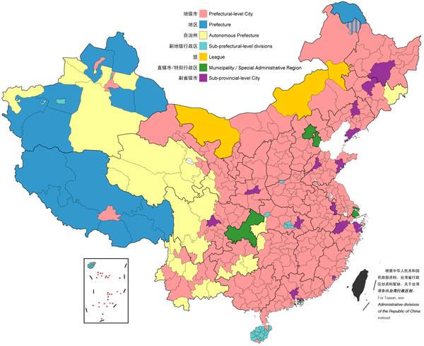 美国行政区划制度和中国大不一样，比如县竟然比市大！