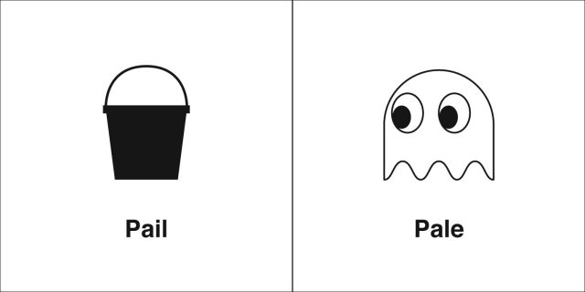 同音异义 | Pail & Pale 同音异义 | Pail & Pale